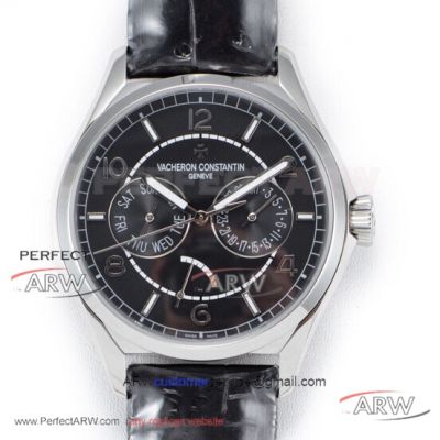 TW Factory Replica Swiss Vacheron Constantin Fiftysix Day-Date Black Dial 40mm Automatic Men's Watch